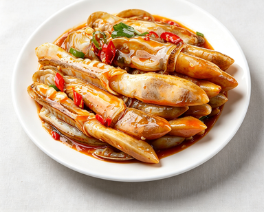 Delicious Grilled Squid Skewers with Spicy Sauce