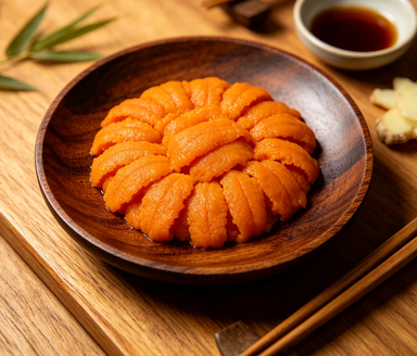 Delicious and Vibrant Sea Urchin Roe - A Gourmet Delight