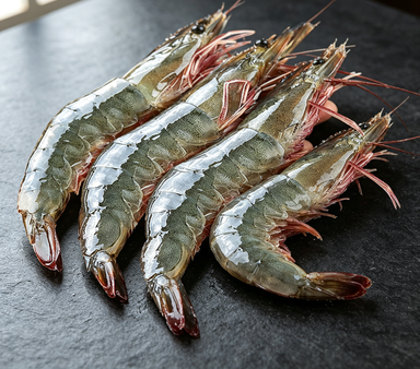 Fresh, Plump, and Pristine: Premium Whole Shrimp